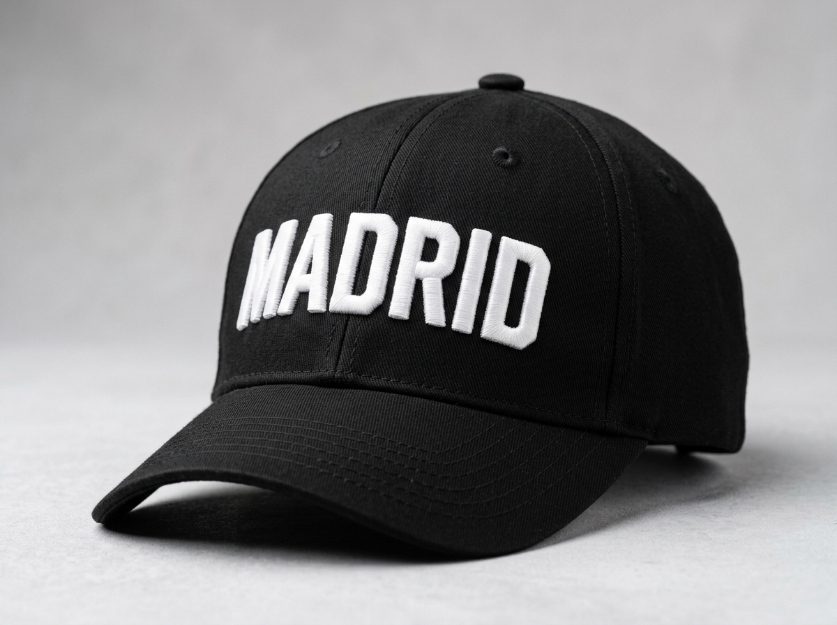 Bordado 3D para gorras personalizadas