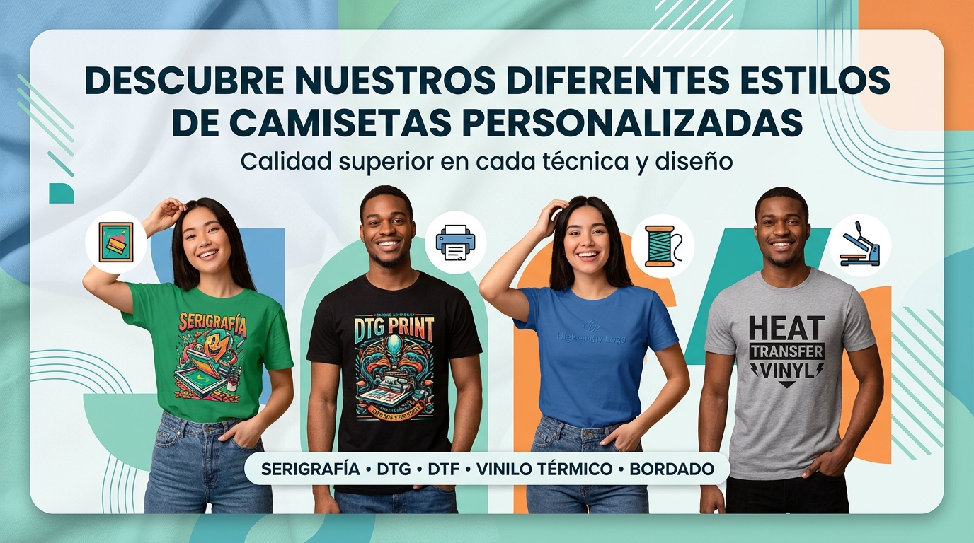 Diferentes técnicas para personalizar camisetas