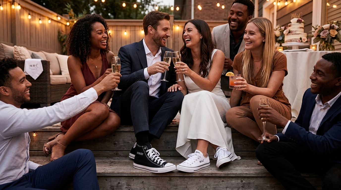 Zapatillas bordadas para marcas y eventos