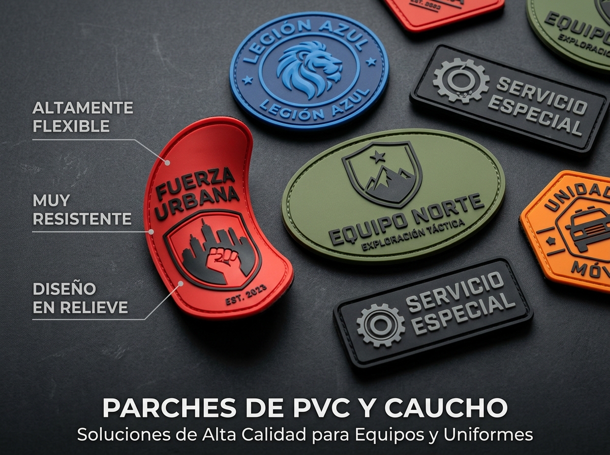Parches de PVC personalizados