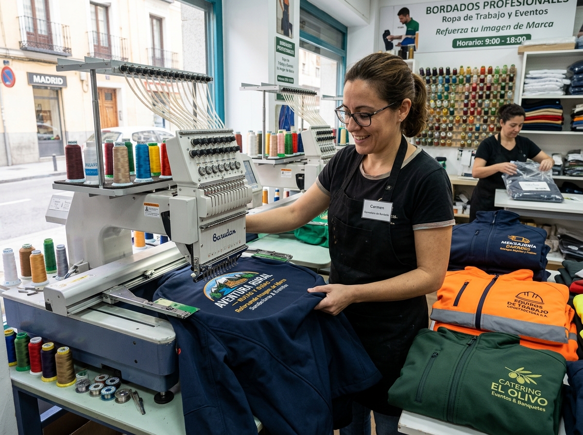 Bordado de uniformes para empresas
