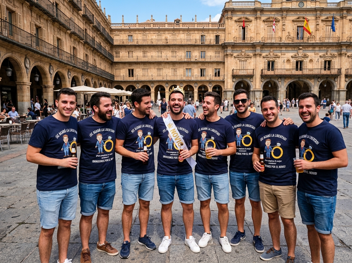 Camisetas originales para despedidas de soltero y soltera