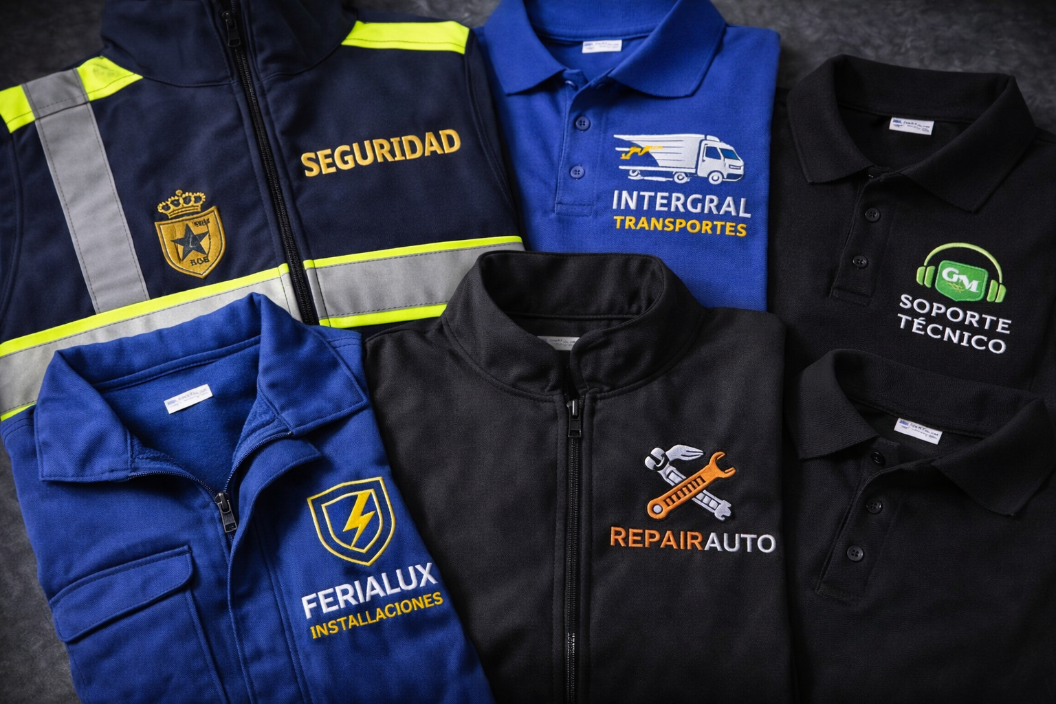 Bordados para ropa técnica y de trabajo